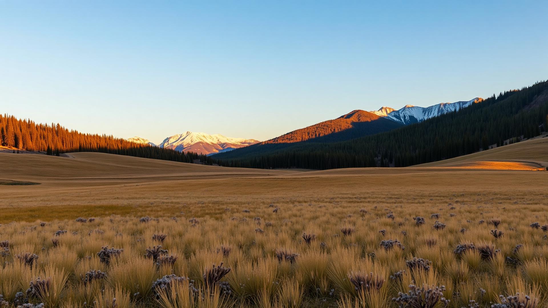 Idaho mountain ranch landscape